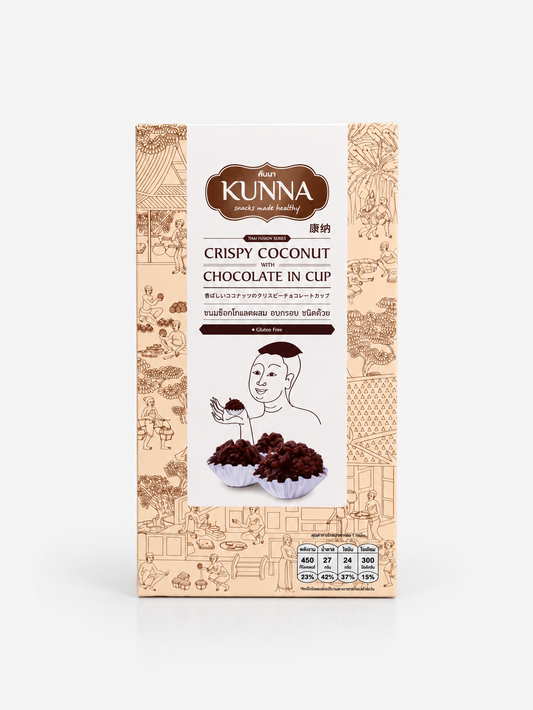 Crispy Coconut Chocolate Cup