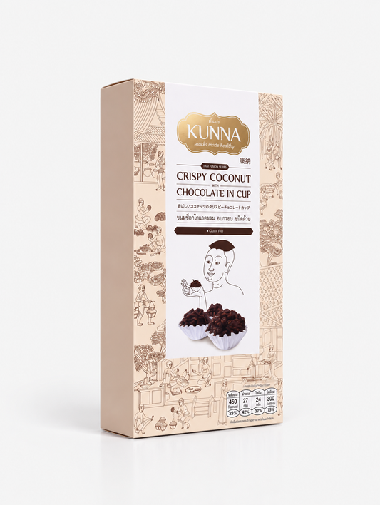 Crispy Coconut Chocolate Cup
