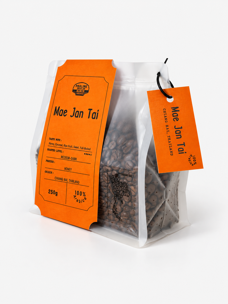 "Mae Chan" Honey Process Medium Roast Coffee  250g